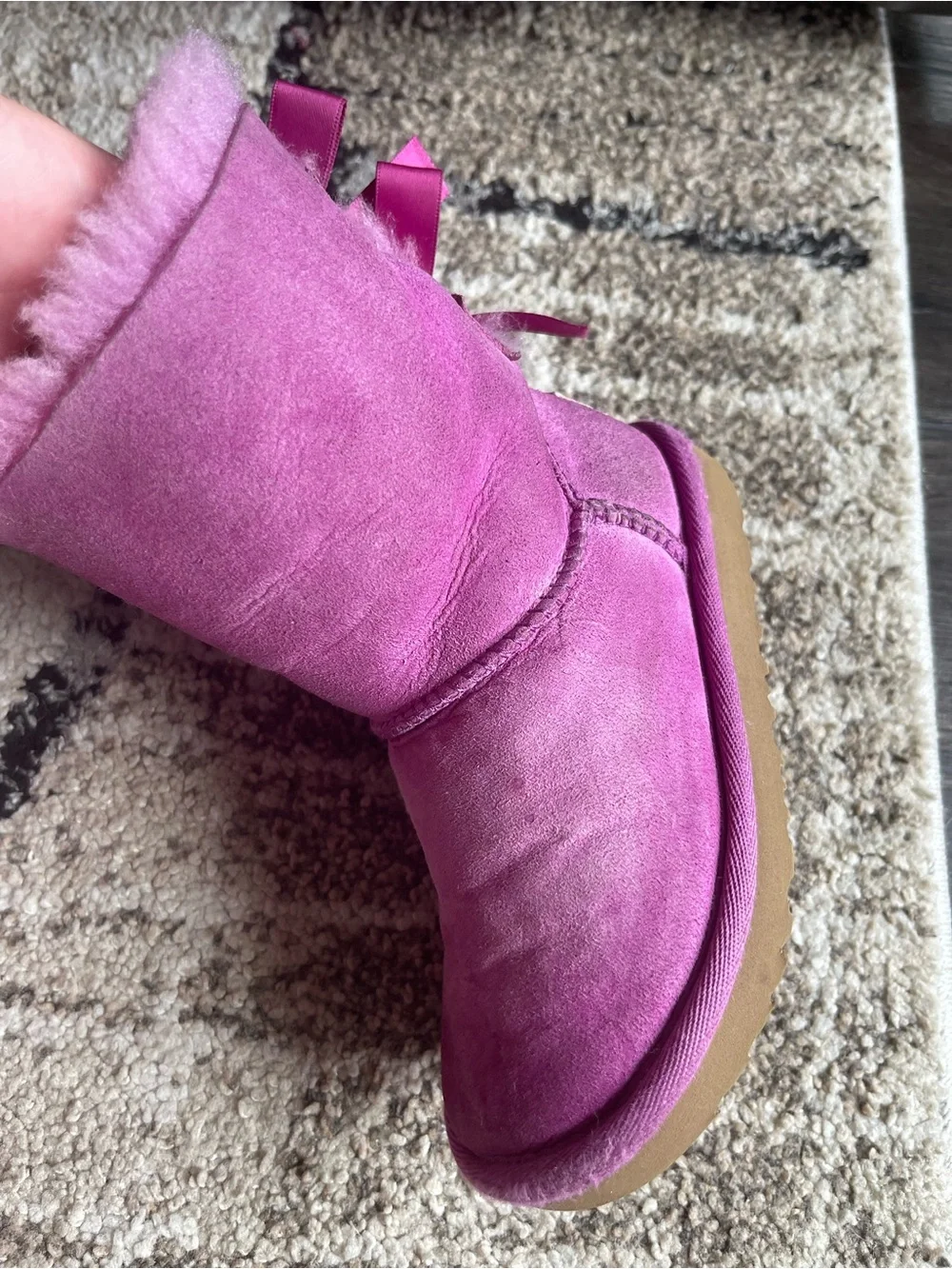 Ugg Boots kids Bailey bow boots size 10